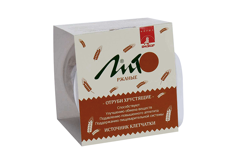 Отруби Лито хрустящие ржаные с кальцием, 20 г