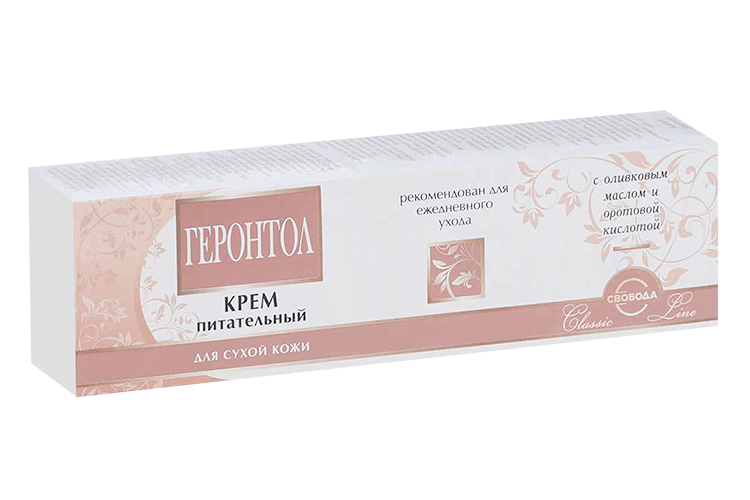 

Крем СВОБОДА питател д/сухой кожи геронтол с оливк масл/оротов кисл, 40 г