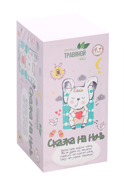 

Чай Сказка на ночь детск, 1,5 г, 20 шт, фильтр-пакет