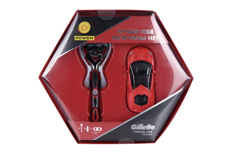 

Набор GILLETTE proglide power бритва с моделью гоночного автомобиля lamborghini