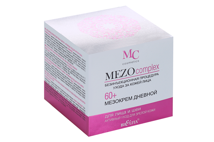 

Крем Белита Mezo Complex дневной д/лица и шеи активный уход д/зрелой кожи 60+, 50 мл