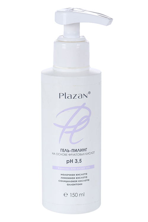 

Гель-пилинг Plazan д/лица с фруктовыми AHA кислотами 10% pH 3.5, 150 мл