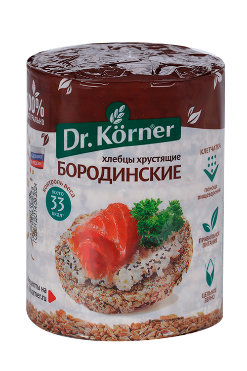 

Хлебцы Dr. Korner бородинские, 100 г