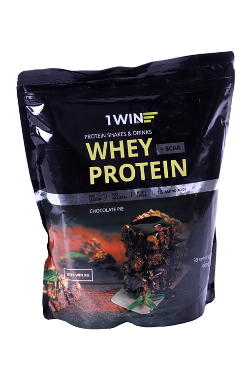 

Протеин сывороточный 1WIN whey protein д/питания спортсменов шоколадный пирог, 900 г