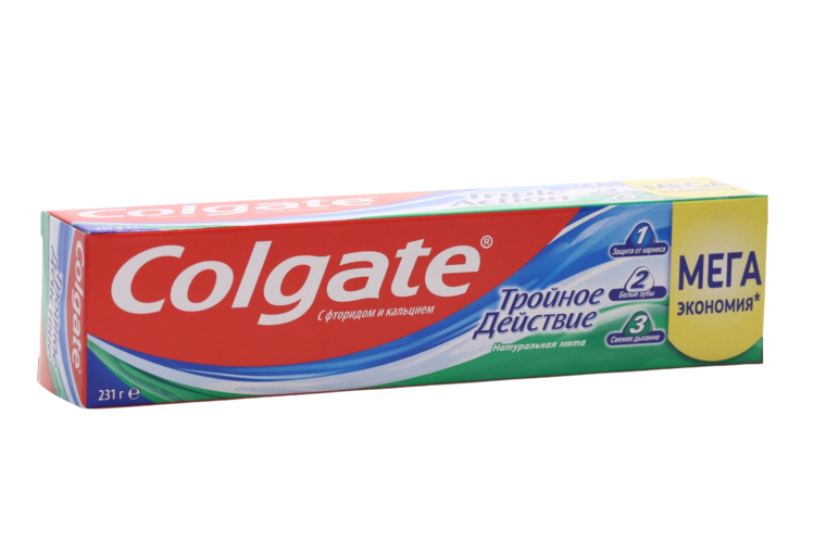 

З/паста COLGATE тройное действие натуральная мята, 231 г