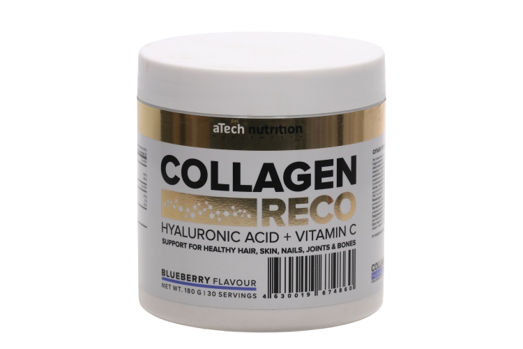 Добавка д/суставов и связок aTech nutrition Collagen RECO черника, 180 г