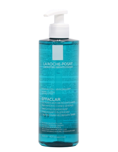 Гель La Roche-Posay Effaclar д/лиц/тела  очищающий микроотшелушивающий, 400 мл