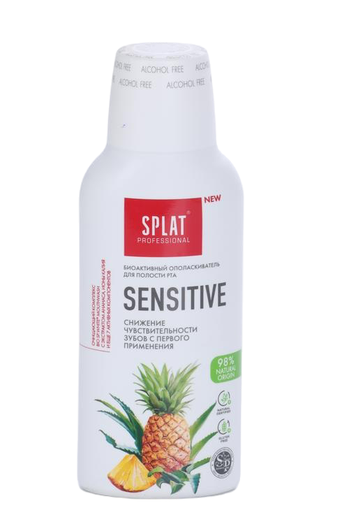 Ополаскиватель д/полости рта SPLAT Professional Sensitive биоактивный д/чувствит зубов, 275 мл