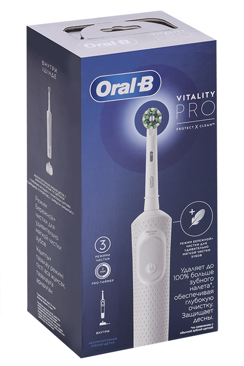 

Электрическая з/щётка ORAL-B Vitality PRO White D103.413.3