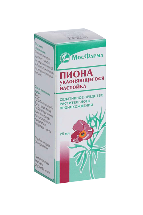 

Пиона уклоняющегося 25 мл, настойка флакон-капельницы