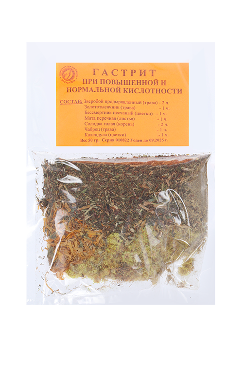 

Сбор Гастрит повышенной кислотности, 50 г