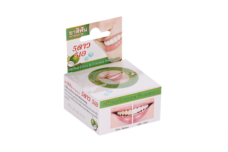 

З/паста травяная отбеливающаяя 5 Star Cosmetic с экстрактом Кокоса 25 г