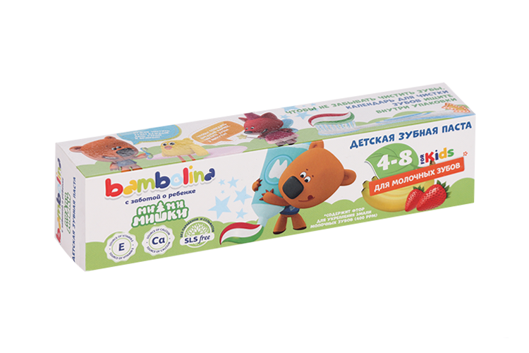 

З/паста д/детей "Bambolina" 4-8 лет, 50 мл