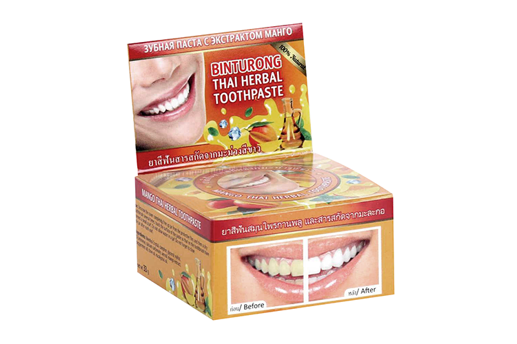 

З/паста Binturong Mango Thai Herbal Toothpaste с экстрактом манго, 33 г