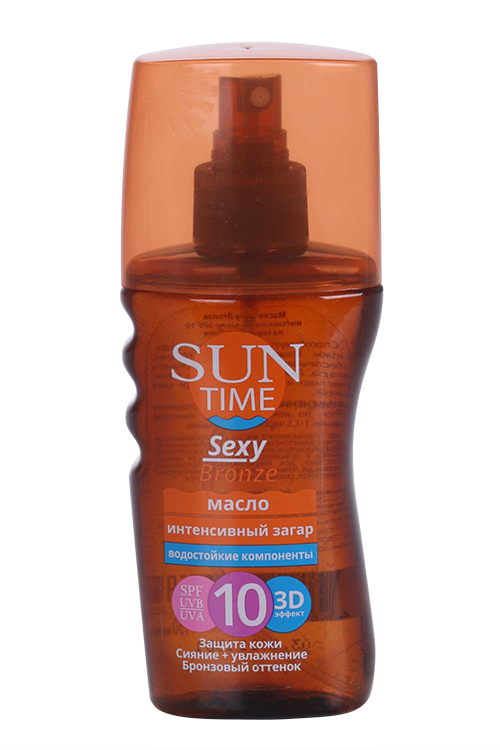 Масло для интенсивного загара Биокон Sexy Bronze - 3D эффект SPF 10 , 150 мл