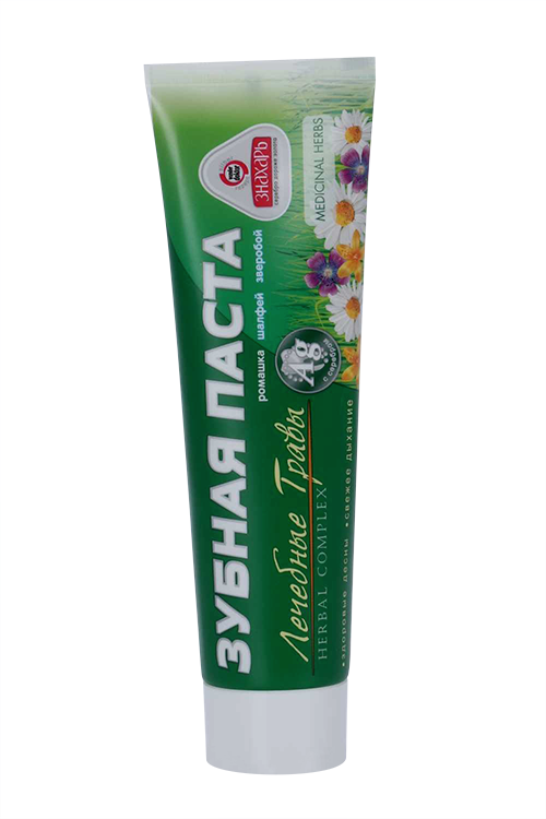 

З/паста Знахарь Лечебные травы 100 гр
