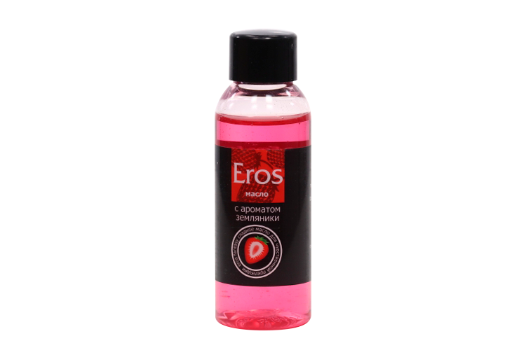 Масло массажное интимное EROS FANTASY, с ароматом земляники, флакон 50 мл