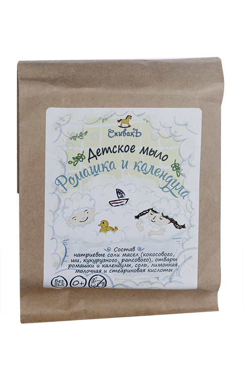 

Детское мыло СпивакЪ "Ромашка и Календула", 100 г