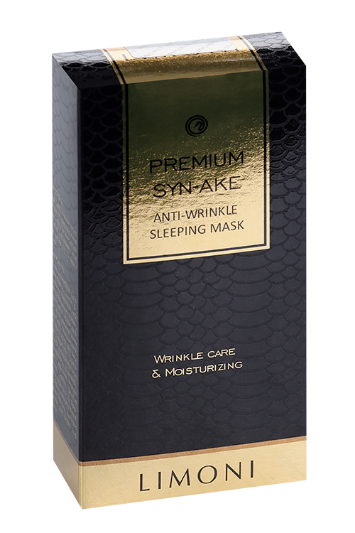

Маска Limoni Premium Syn-Ake д/лица ночная с пептидами/змеиным ядом п/морщин, 50 мл