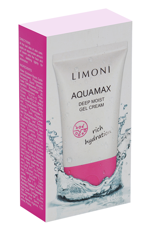 

Гель-крем Limoni д/лица Aquamax deep moist глубокоувлажняющий, 50 мл
