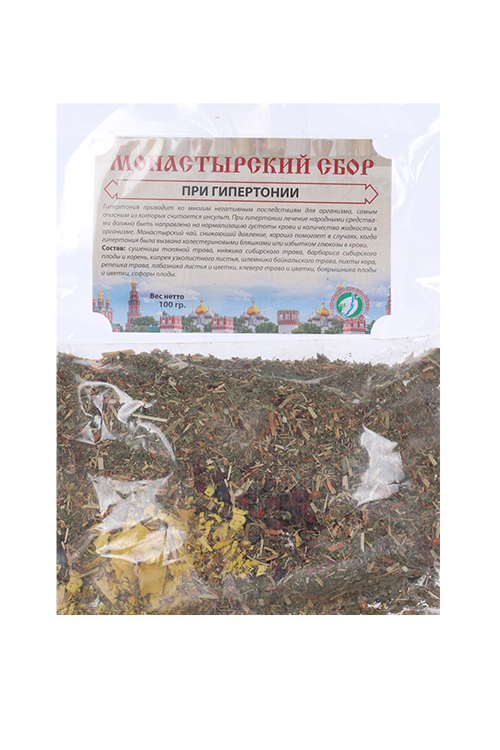 

Сбор Монастырский при гипертонии, 100 г