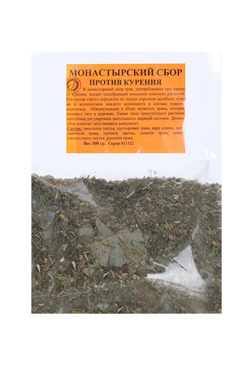

Сбор Монастырский против курения, 100 г