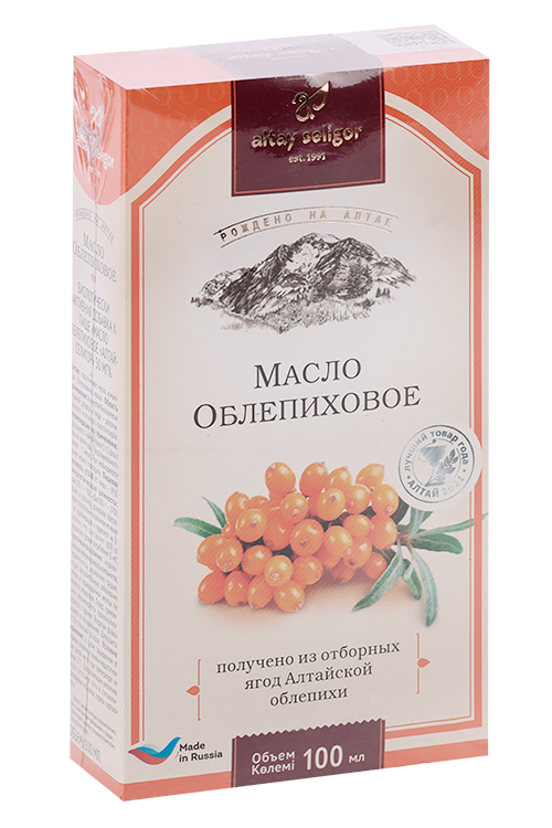 

Масло облепиховое Altay Seligor (50 мг/% каротиноидов), 100 мл.