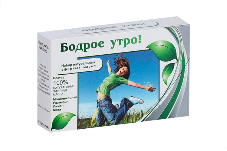

Набор эфирных масел "Бодрое утро", 4 шт по 10 мл x1