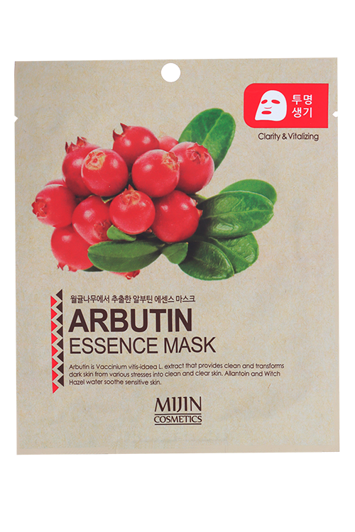 Маска MIJIN ESSENCE MASK д/лица тканевая с арбутином