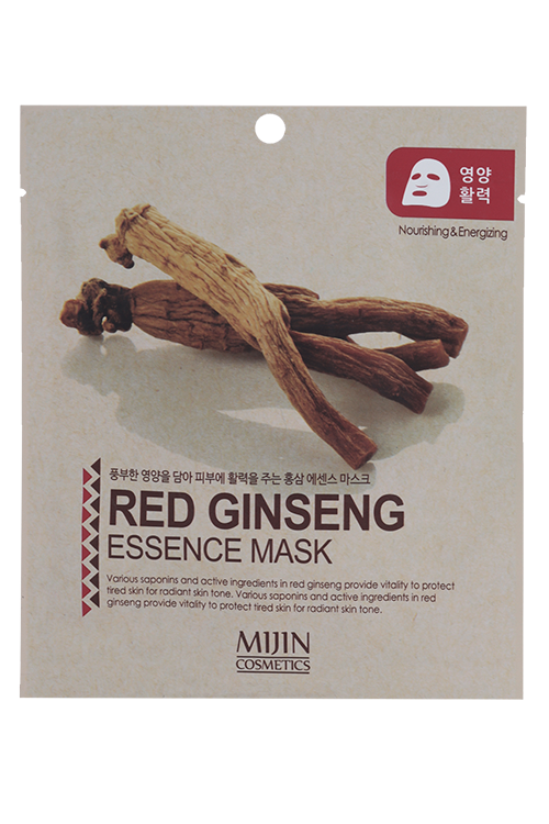 Маска MIJIN ESSENCE MASK д/лица тканевая с красным женьшенем