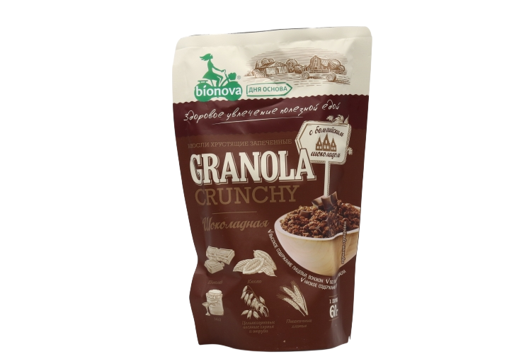 Мюсли Bionova порц Шоколадные, 60 г