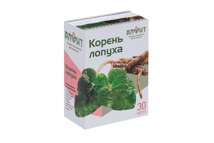 

Корень лопуха, 30 шт, капсулы