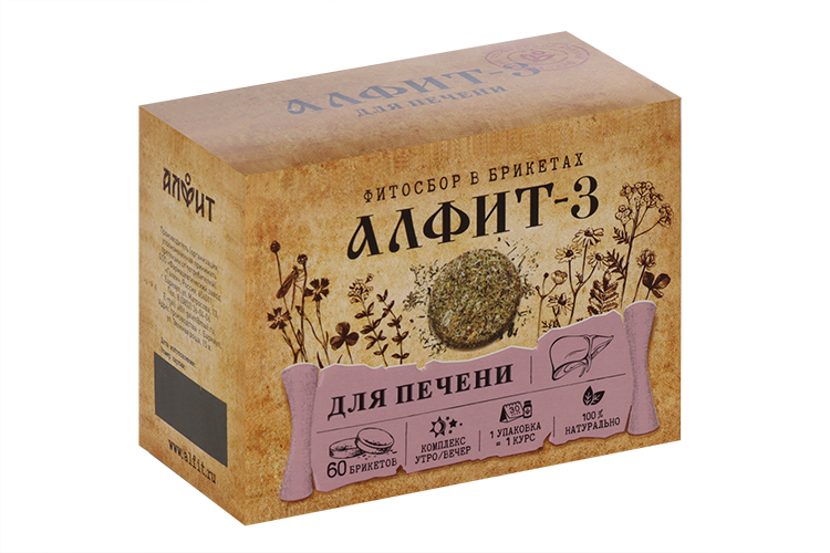 

Алфит-3 печеночный, 2 г, 60 шт