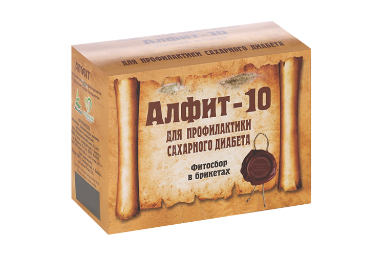 

Алфит-10 Диабетический, 2 г, 60 шт, брикеты