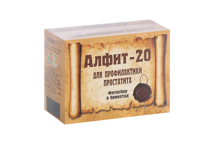 

Алфит-20 Простатитный, 2 г, 60 шт, брикеты