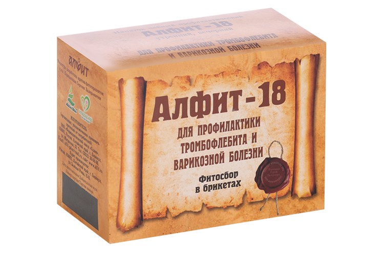 

Алфит-18 д/проф и леч тромбофлебита утр/вечер, 2 г, 60 шт