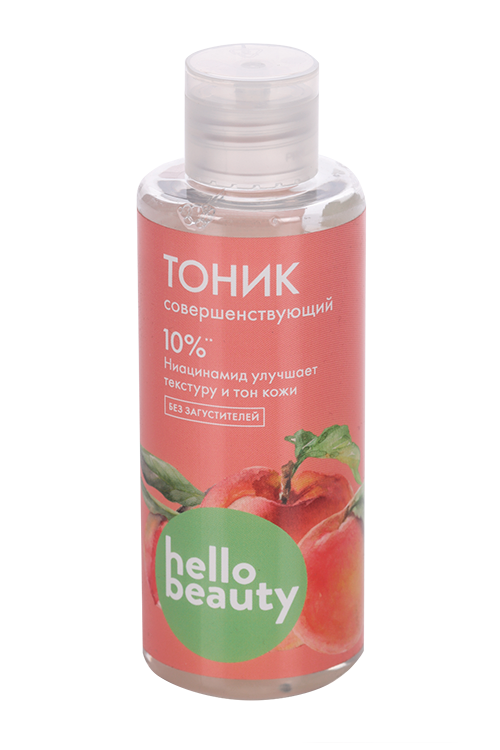 

Тоник Hello Beauty д/лица совершенствующий с ниацинамидом и кислотами, 150 мл