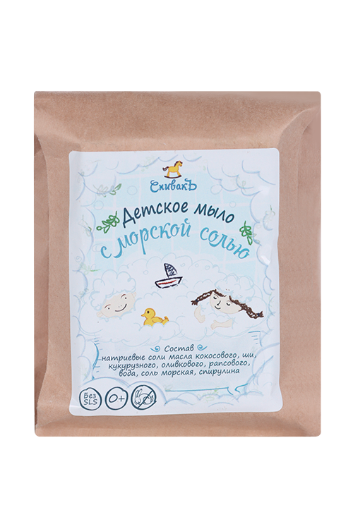 

Детское мыло СпивакЪ с морской солью, 100 г