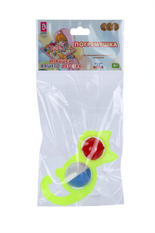 

Погремушка «Кошечка», цвета МИКС