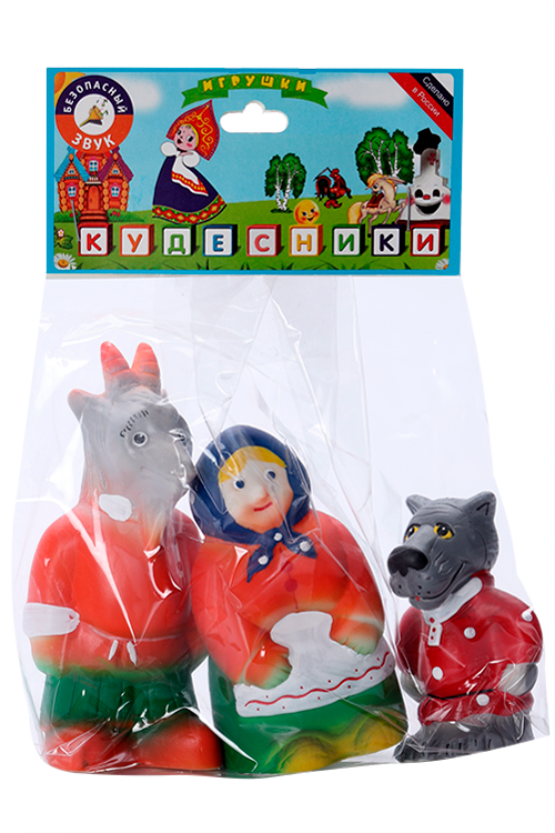 

Набор резиновой игрушки «Серенький козлик» x1