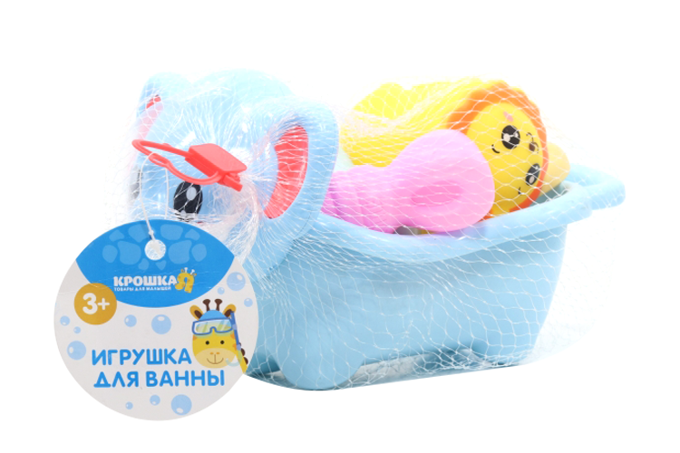 Набор игрушек для игры в ванной «Ванночка-Слоник»