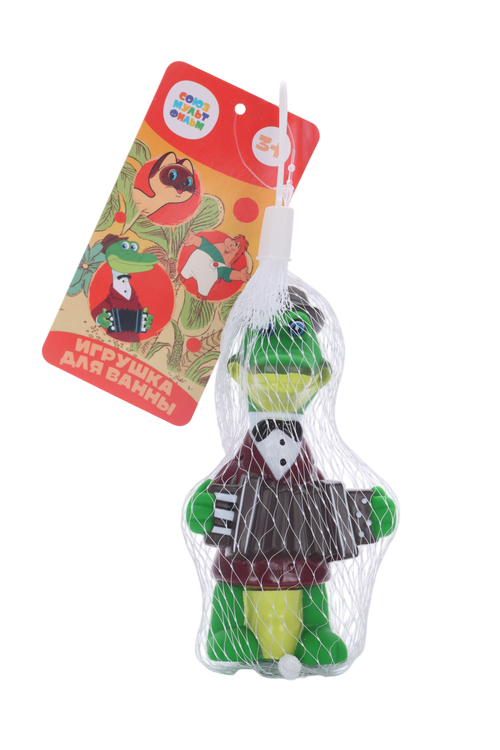 Игрушка для ванной Крокодил Гена в сетке 218₽