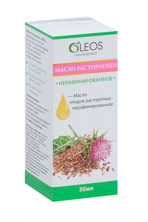 

Масло Олеос Расторопша, 50 мл