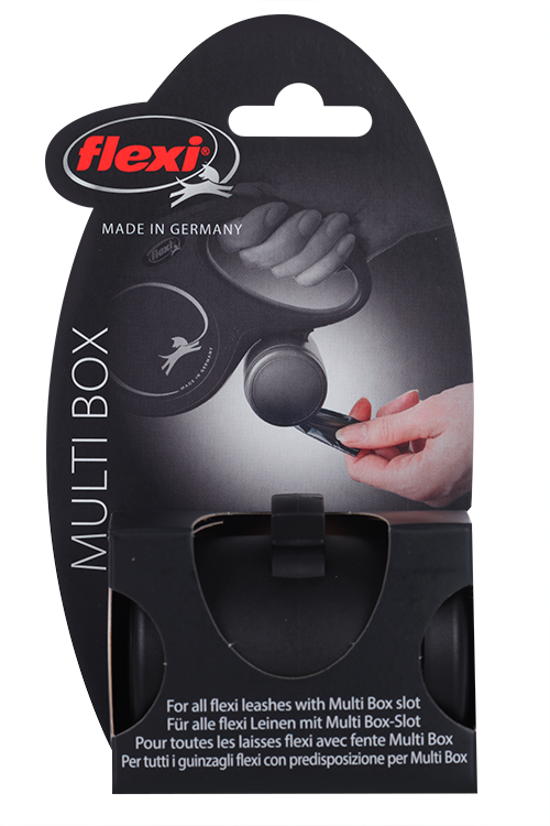 

Бокс Flexi vario multi box black аксессуар д/пакетиков д/лакомств