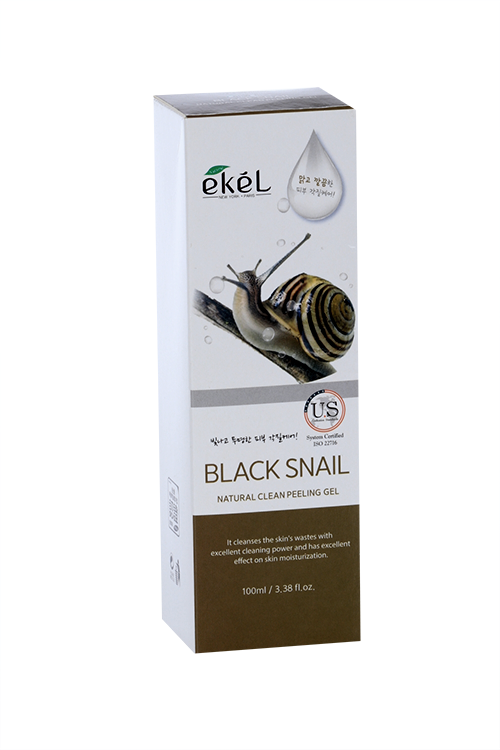 

Пилинг-скатка EKEL д/лица с улиточным муцином peeling gel black snail, 100 мл