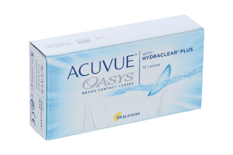 

Контактные линзы ACUVUE Oasys with hydraclear plus 12 линз R 8.4 D -4.50