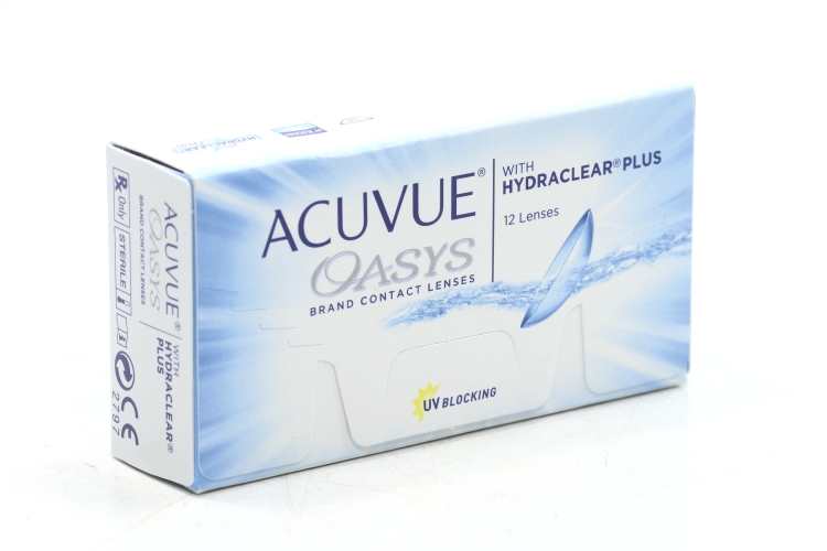 Контактные линзы ACUVUE Oasys with hydraclear plus 12 линз R 8.4 D -4.25
