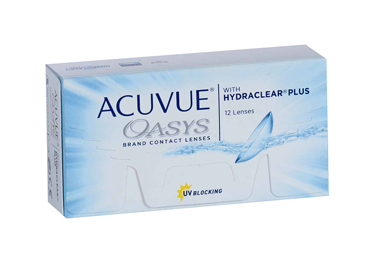 

Контактные линзы ACUVUE Oasys 12 линз R 8.8 D -6.00