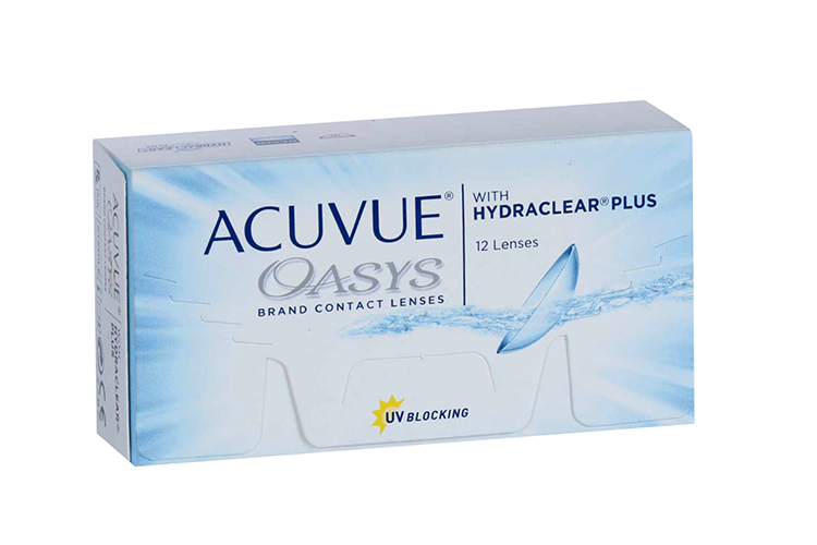 

Контактные линзы ACUVUE Oasys 12 линз R 8.4 D -8.50