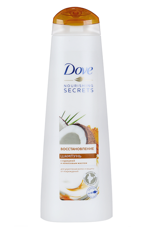 

Шампунь DOVE восстановление с куркумой и кокосовым маслом, 380 мл